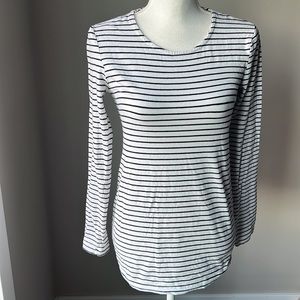 Thyme Maternity Striped Long Sleeve Top